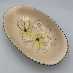 Vas cu desen floral